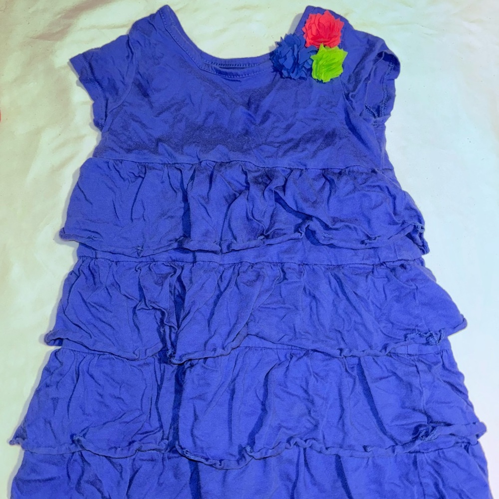 Carter's Blue Ruffled Tiered Sundress